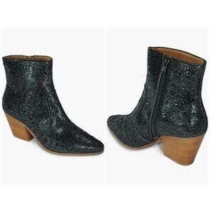 Band of the Free Rita Rhinestone Western Bootie